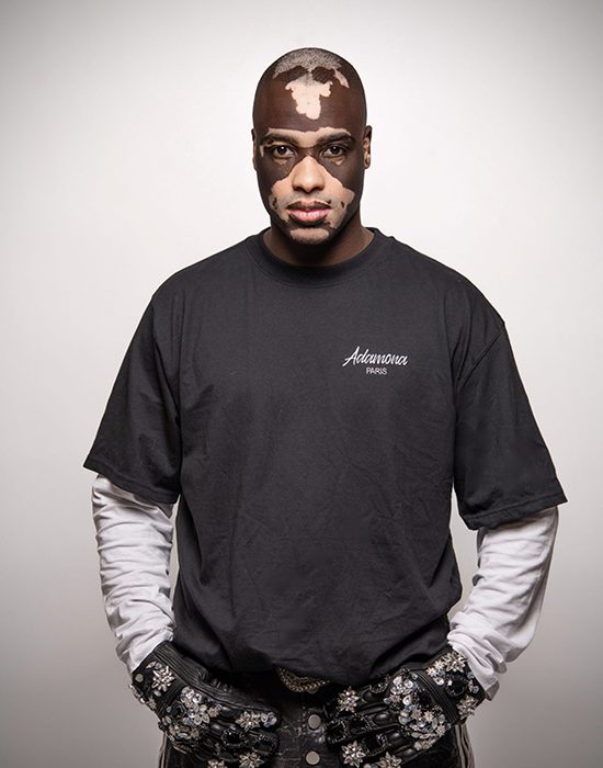 ADAMONA PARIS – ELYSEE LUXE - T-shirt  brodé Mixte noir