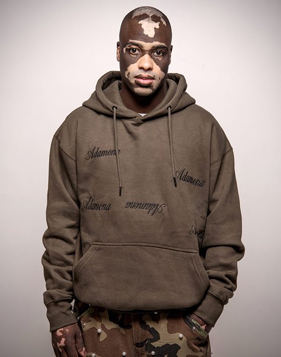 ADAMONA PARIS – RUE DES PLANTES – Hoodie mixte vert kaki