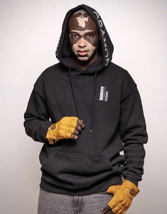 ADAMONA PARIS – RUE DE L EQUERRE D ARGENT – Hoodie mixte noir