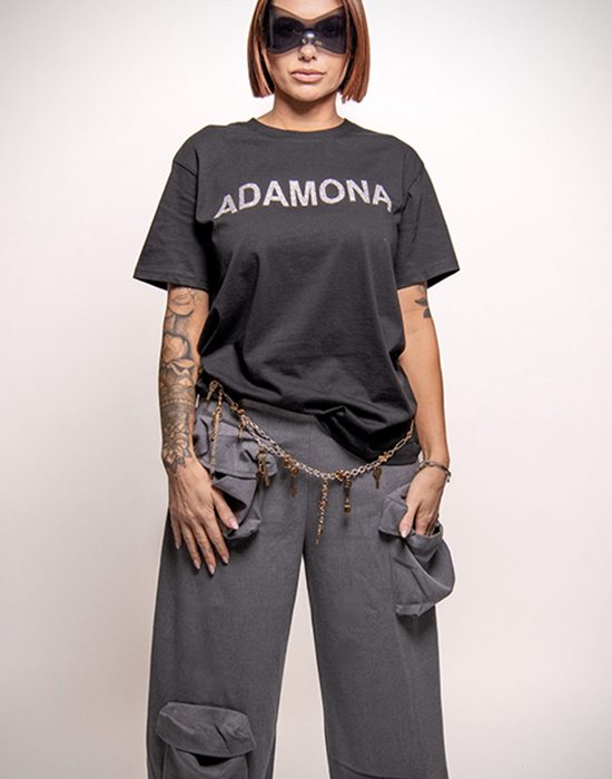 ADAMONA PARIS – RUE DE L EQUERRE D ARGENT – Tshirt mixte noir